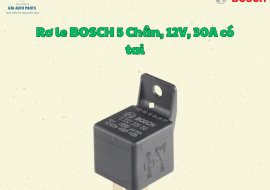 Rơ le BOSCH 5 Chân, 12V, 30A có tai
