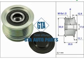 Pu ly máy phát Audi A3, A4, A6, Wolkswagen Pasat, Tiguan