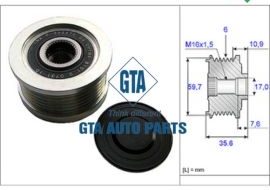 Pu ly máy phát Sportage 04-, Caren 02-, Cerato 04-, Elantra 00-, Tucson 04-, Santafe 06-