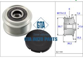Pu ly máy phát Mondeo 07-, Focus 05-, Transit 02-