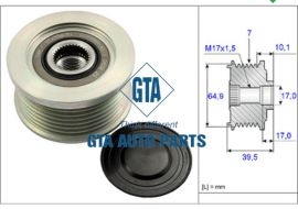 Pu ly máy phát Navara D40 04-14, Panthfinder R51 07-12, Frontier, Navara D22 97-, Cabstar 06-