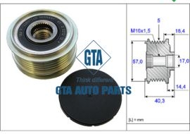 Pu ly máy phát Rio 05-, Cerato 04-08, Picanto 04-, Verna 08-20, Rondo 13-17, Caren 13-16
