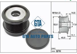 Pu ly máy phát Mercedes C 08-19, E 13-20, GLK 13-15, GLC 15-, Infiniti Q50 14-, Q60 14-