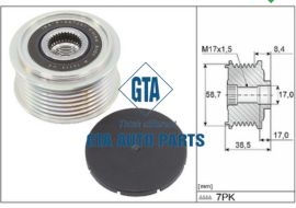 Pu ly máy phát Everest 17, Ranger 15- 2.2, 3.2, BT50 11-