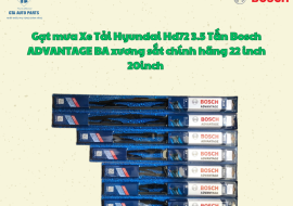 Gạt mưa Xe Tải Hyundai Hd72 3.5 Tấn Bosch ADVANTAGE BA xương sắt chính hãng 22 inch 20inch 