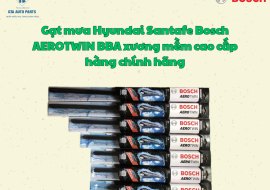 Gạt mưa Hyundai Santafe Bosch AEROTWIN BBA xương mềm cao cấp hàng chính hãng