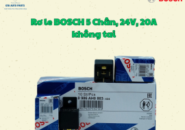 Rơ le BOSCH 5 Chân, 24V, 20A không tai