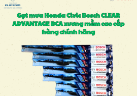 Gạt mưa Honda Civic Bosch CLEAR ADVANTAGE BCA xương mềm cao cấp hàng chính hãng