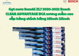 Gạt mưa Suzuki XL7 2020-2022 Bosch CLEAR ADVANTAGE BCA xương mềm cao cấp hàng chính hãng 16inch 22inch