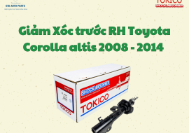 Giảm xóc trước RH Toyota Corolla altis 2008 - 2014(TOKICO)