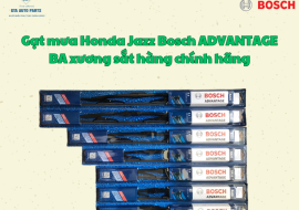 Gạt mưa Honda Jazz Bosch ADVANTAGE BA xương sắt hàng chính hãng