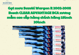 Gạt mưa Suzuki Wargon R 2002-2005 Bosch CLEAR ADVANTAGE BCA xương mềm cao cấp hàng chính hãng 18inch 20inch