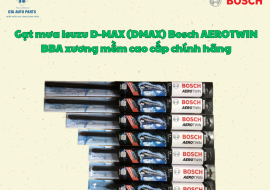 Gạt mưa Isuzu D-MAX (DMAX) Bosch AEROTWIN BBA xương mềm cao cấp chính hãng