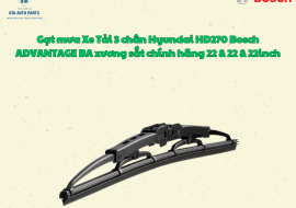 Gạt mưa Xe Tải 3 chân Hyundai HD270 Bosch ADVANTAGE BA xương sắt chính hãng 22 & 22 & 22inch