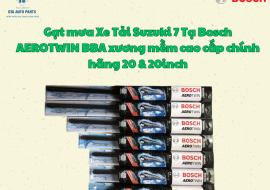 Gạt mưa Xe Tải Suzuki 7 Tạ Bosch AEROTWIN BBA xương mềm cao cấp chính hãng 20 & 20inch