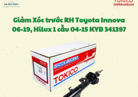 Giảm Xóc trước RH Toyota Innova 06-19, Hilux 1 cầu 04-15(TOKICO)