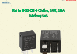 Rơ le BOSCH 4 Chân, 24V, 10A không tai