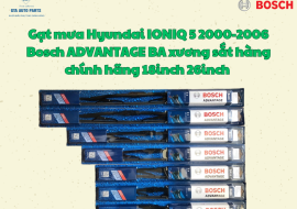 Gạt mưa Hyundai IONIQ 5 2000-2006 Bosch ADVANTAGE BA xương sắt hàng chính hãng 18inch 26inch 