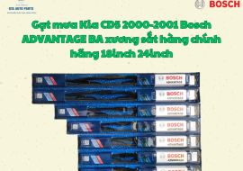 Gạt mưa Kia CD5 2000-2001 Bosch ADVANTAGE BA xương sắt hàng chính hãng 18inch 24inch 