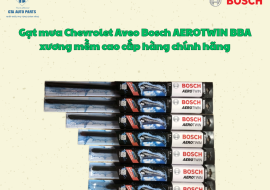 Gạt mưa Chevrolet Aveo Bosch AEROTWIN BBA xương mềm cao cấp hàng chính hãng