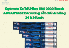 Gạt mưa Xe Tải Hino 500 2020 Bosch ADVANTAGE BA xương sắt chính hãng 24 & 24inch
