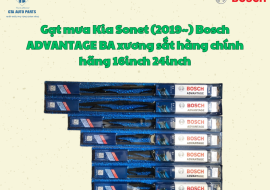 Gạt mưa Kia Sonet (2019~) Bosch ADVANTAGE BA xương sắt hàng chính hãng 16inch 24inch
